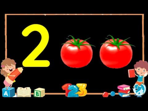 Learn Numbers | Vegetable names | Numbers for kids | learn vegetables | Counting for kids