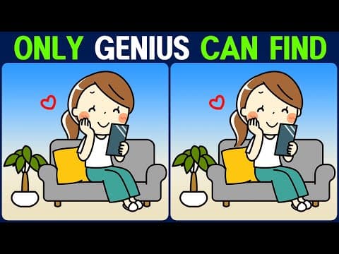 【Find the Difference】 Exercise your brain! Find the differences!