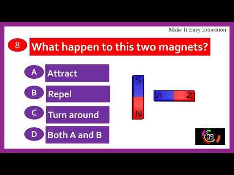 SCIENCE QUIZ ON MAGNETS || KIDS QUIZ || KIDS GK ON MAGNET|| GENERAL KNOWLEDGE FOR KIDS