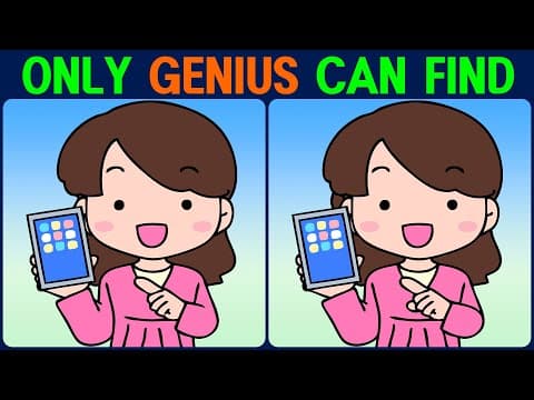 【Find the Difference】 If you can find them all in 90 seconds you have a smart brain!