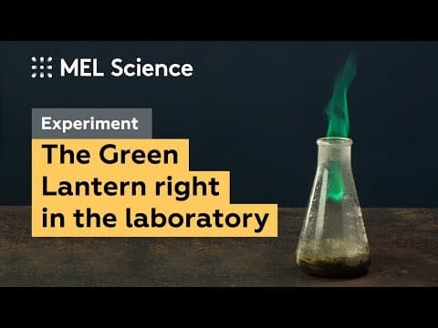 How to make Green lantern from aluminum foil and salt “Green lantern” experiment