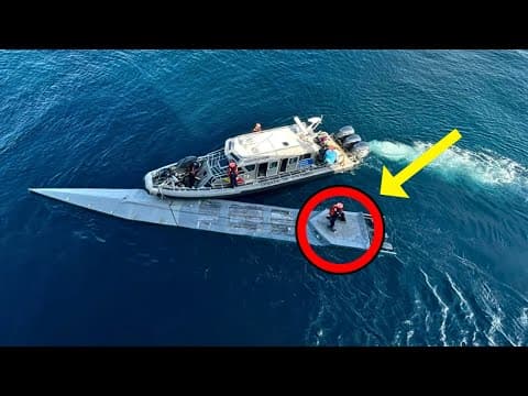 Coast Guard Intercepts Strange Blue Boat - Then They Take A Look Inside