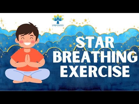 Star Breathing Exercise for Kids | Improve Focus & Lung Capacity | Yoga for Kids | Yoga Guppy