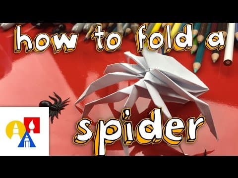 How to fold the coolest origami spider ever