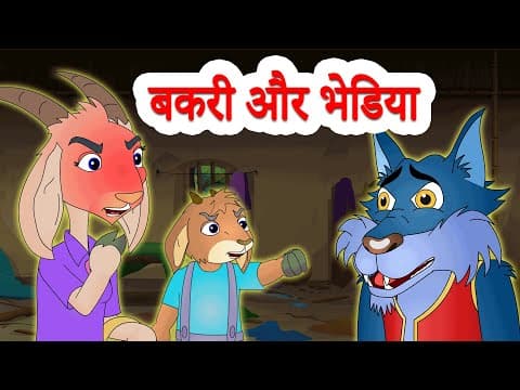 The Wolf & The Seven Little Goats | भेड़िया और बकरी के सात बच्चों | Jingle Toons Fairy Tales