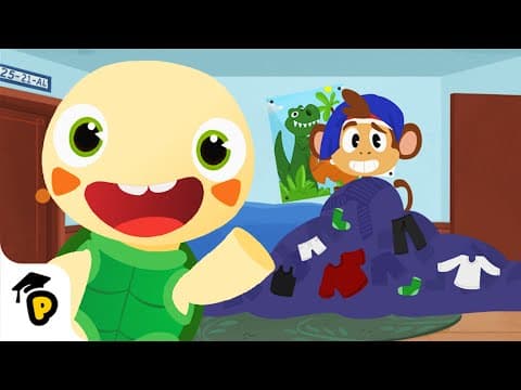 Let's do Bip's laundry! | Learn about Colors | Kids Learning Cartoon | Dr. Panda TotoTime S1