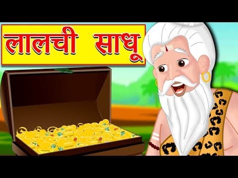 लालची संत - Lalchi Poojari ki kahani in Hindi | Hindi Kahaniya | Panchatantra Kahaniya