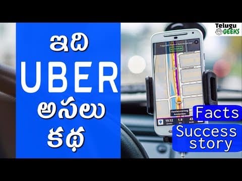 Success story & interesting facts of uber(telugu) - animated story