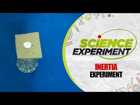 Science Experiment - 33 | Inertia Experiment | Chemistry Experiment