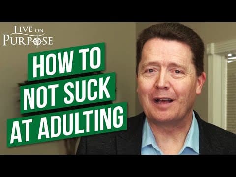 How to be good at adulting