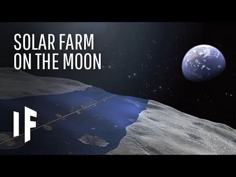 What If We Covered the Moon With Solar Panels?