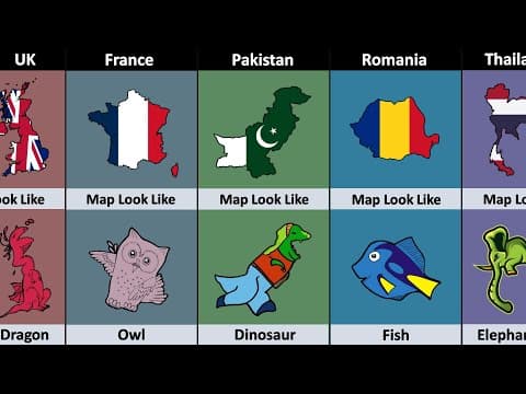 Countries Map That Looks Like Animal