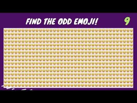 FIND THE ODD EMOJI #20 INSANE EDITION