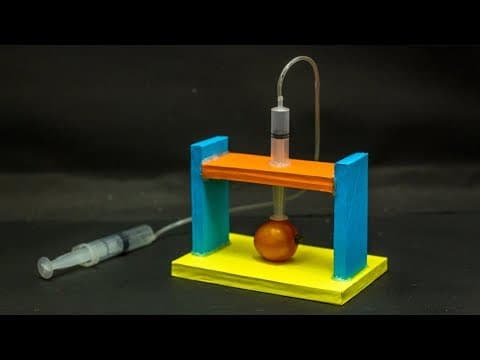 Science Fair Project Ideas | Hydraulic Press