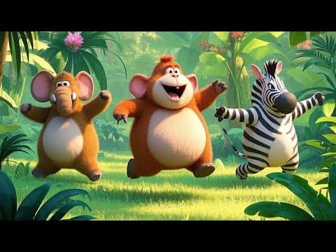 Bam Bam Clap song | Dance with Animals
