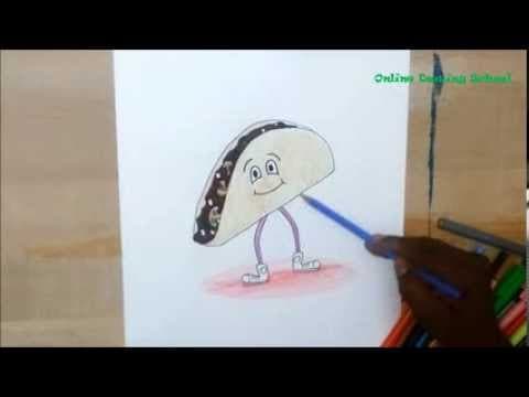 how to draw mushroom tac - o - pus from shutup cartoons - Lesson 14