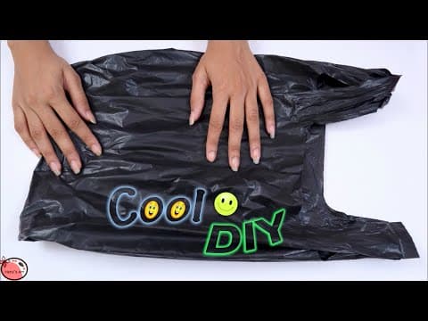 Plastic bag hacks and ideas - best out of waste craft - plastic carry bag - shopping bag flowers diy