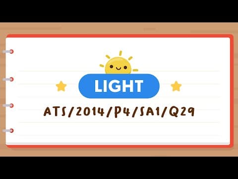 PSLE SCIENCE MADE SIMPLE EP101 | Light | Light Travels In A Straight Line