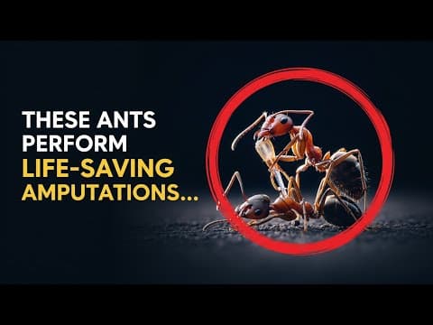 These Ants Perform Life-Saving Amputations... (Documentary) 🐜😷💉