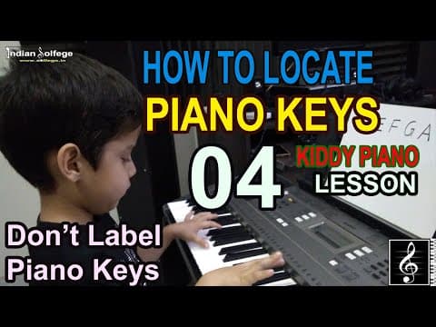 Don't Label Piano Keys| Learn How to Locate the Piano Keys and Notes | Lesson 04