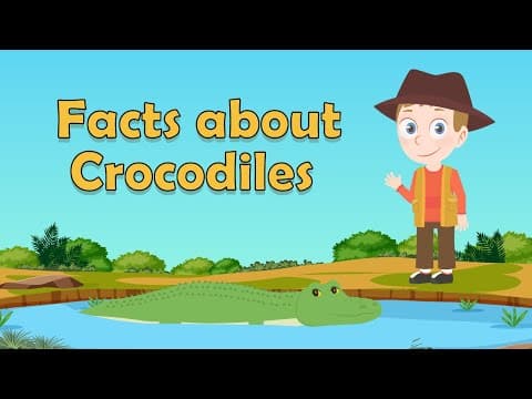 Facts about Crocodiles - Facts about Crocodiles for kids - Crocodile Facts for Kids -Crocodile Facts
