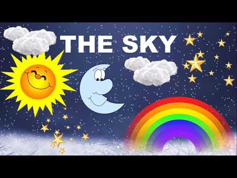 The Sky for Kids- Sun Moon Star Rainbow