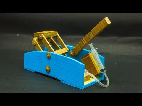 Science Projects | Hydraulic Jack Working Model