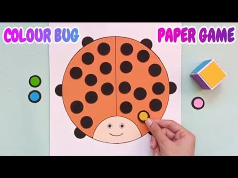 How to make Paper Game at home - DIY Game project with paper - Easy Game Project Idea