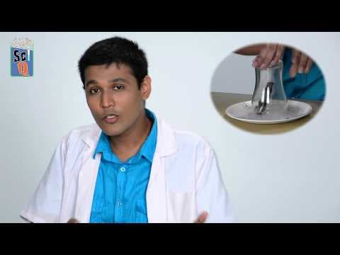 Air pressure glass and water - kids science experiments