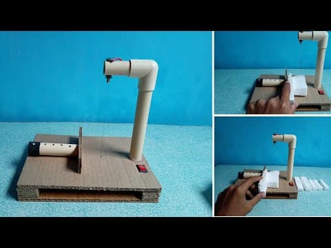 How To Make Foam Cutter || Homemade Thermocol Cutter Machine || DIY Hot Wire Cutter