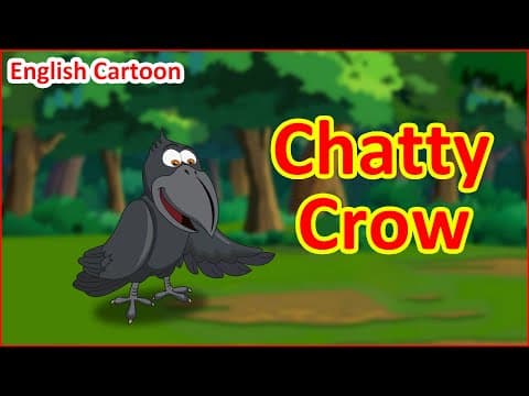 Chatty Crow | English Stories | English Cartoon | Maha Cartoon TV English