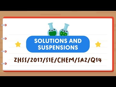 SCIENCE MADE SIMPLE EP3 | Solutions & Suspensions | How Does Temperature Affect This Mixture?