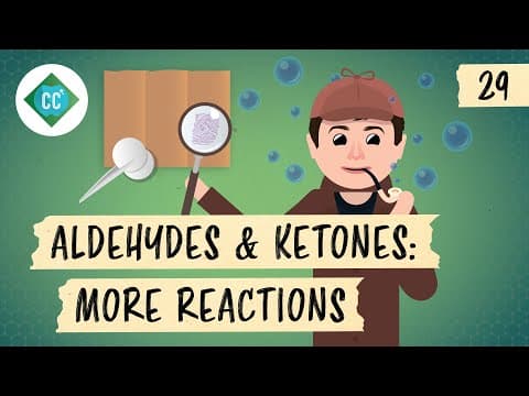 Aldehyde and Ketone Reactions - Hydrates, Acetals, & Imines: Crash Course Organic Chemistry #29 - YouTube