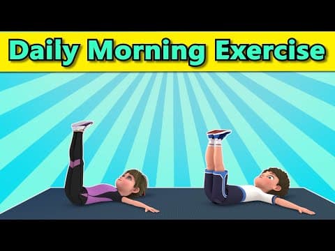 MORNING KIDS WORKOUT |DAILY WAKE UP EXERCISES| Kids Exercise