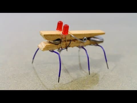 How to make a mini robot bug