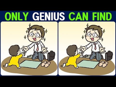 Puzzle / Find the Difference │Let's improve concentration with fun!