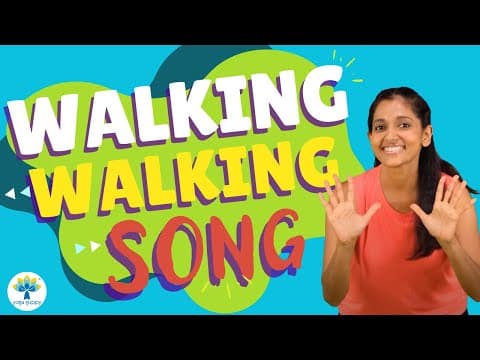 Walking Walking Song | Nursery Rhyme for Children | Yoga Music for Kids by Yoga Guppy
