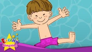 Can you swim? I can swim. dance. - Rap for Kids - English song with lyrics