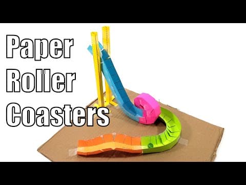 Paper Roller Coasters