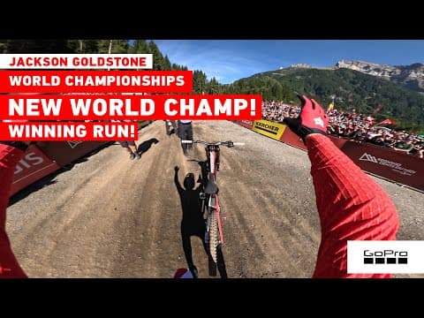 GoPro: New World Champs Winning Run! - Jackson Goldstone - 2025 DH MTB World Championships