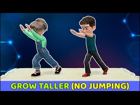 30-DAY KIDS EXERCISE TO GROW TALLER (NO JUMP NEEDED)