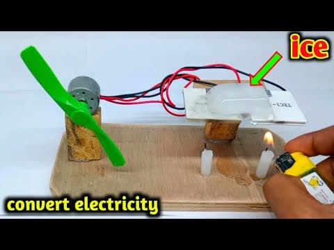 How To Make Free Energy Electric By Ice | Free Energy Generator By Thermoelectric