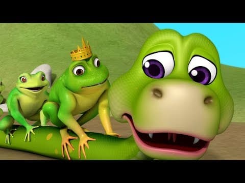 The Frog and the Cunning Snake Hindi Kahaniya | Hindi Stories for Kids | Infobells