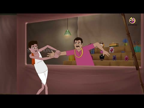 बुद्धू का वादा | Hindi funny animated story || Comedy Funny Stories || New Hindi Story
