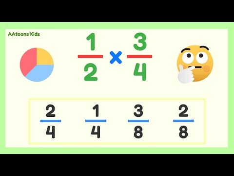 Multiplication of Fractions for Kids | Fun Math Quiz | How to Multiply Fractions