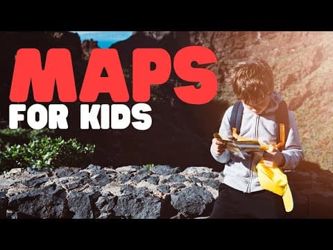 Maps for kids - learn how to read a map and other skills in this fun introduction to maps