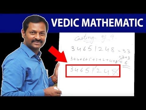 Vedic maths tricks for faster calculations