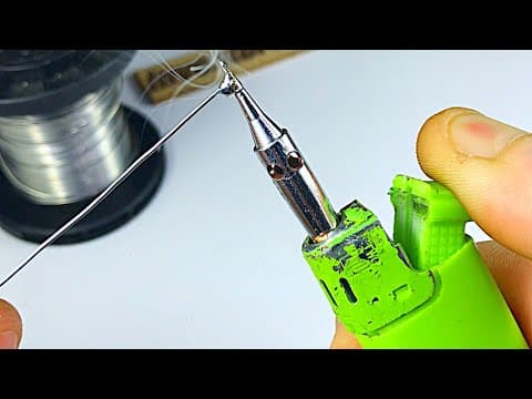 MAKE SOLDERING IRON by Lighter