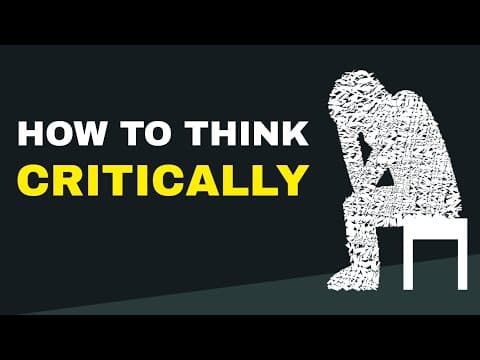 How to think critically