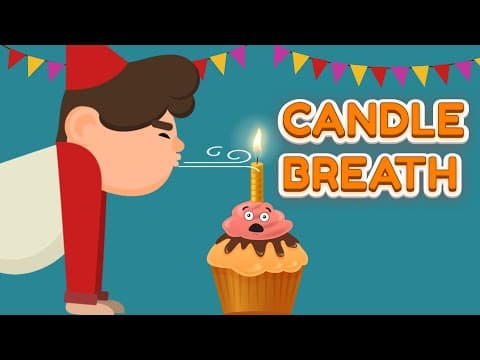 Breathing Exercise for Kids | Candle Breath | Fun Yoga for Children | Yoga Guppy with Rashmi Ramesh